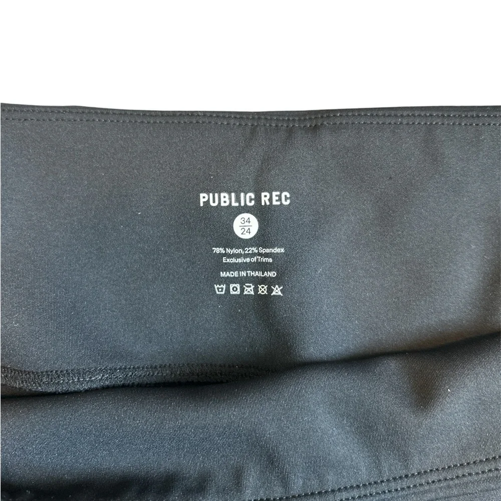 Public Rec Black Women's Here To There Leggings 34/24